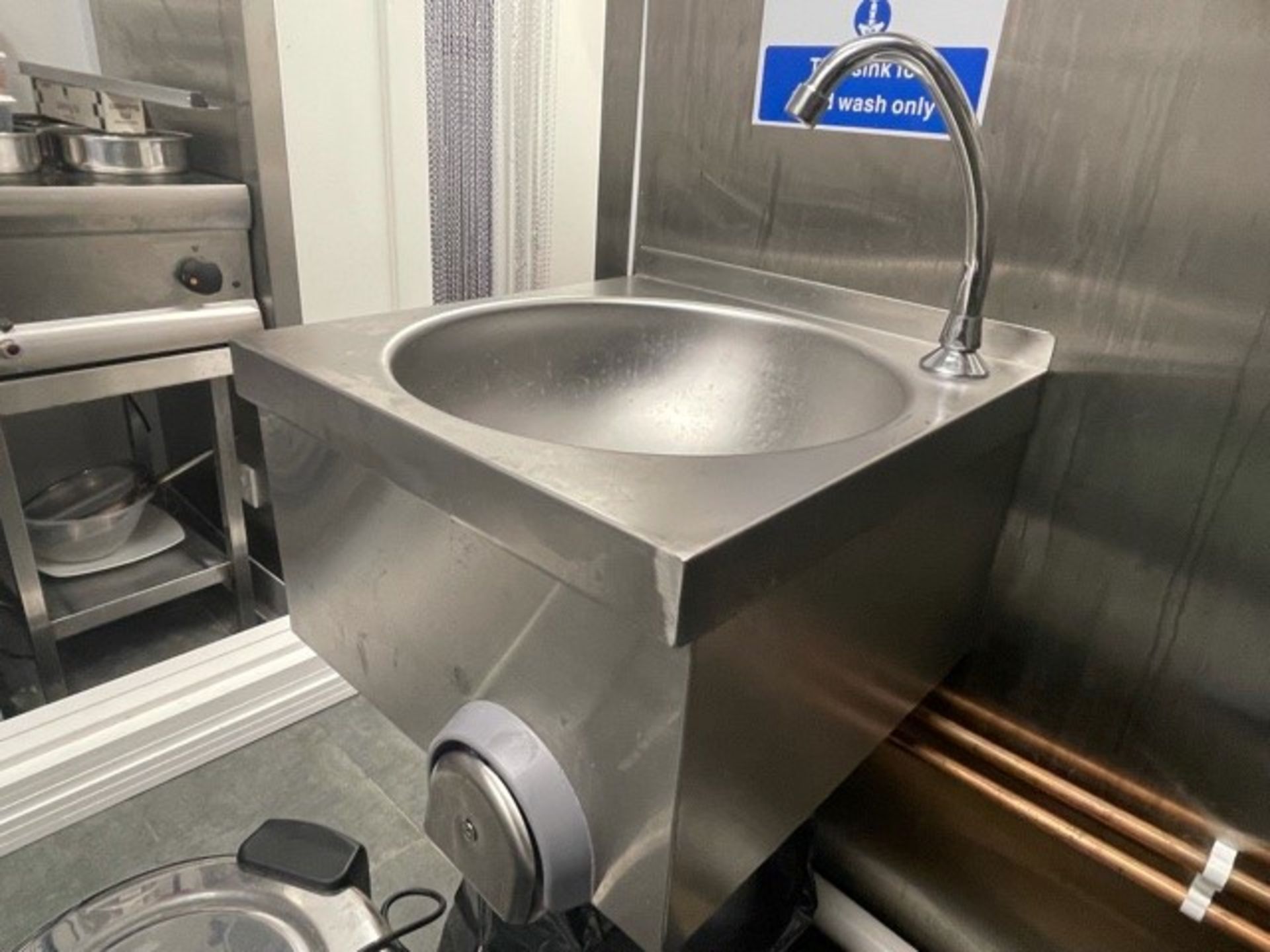 Commercial Hand Wash Sink Stainless - Image 2 of 2