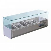 Polar Refrigerated Countertop Servery Prep Unit 5x 1/4GN G608