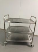 Vogue Stainless Steel Trolley