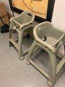 2 Solid High Chairs