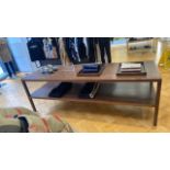 Display Table Dark Wood