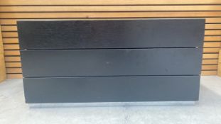 Black Wooden Storage Unit