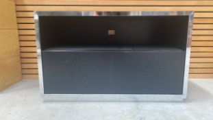 Black Wooden Storage Unit