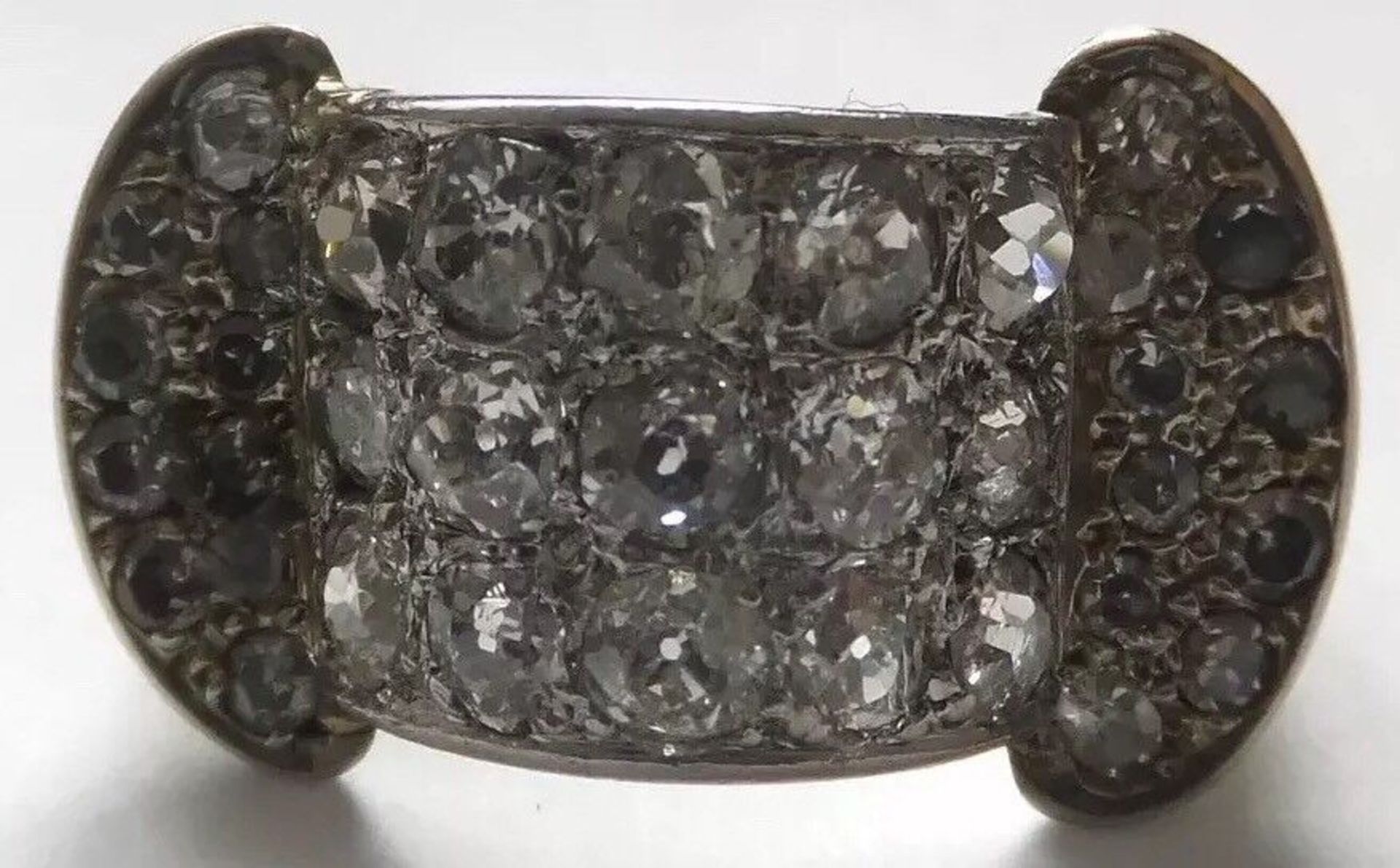 Antique Platinum Diamond 1930's Art Deco Ring