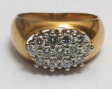 18ct gold 1 ct Diamond Ring VVS