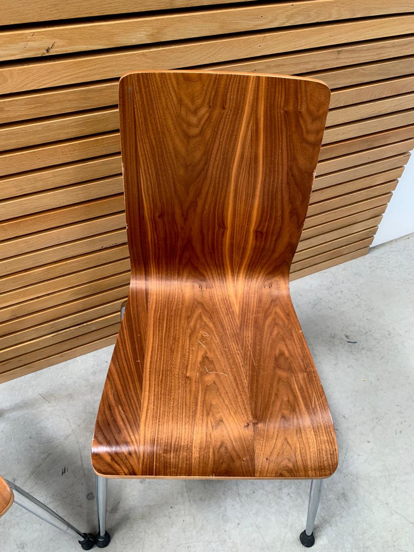 Oak Woodgrain Effect Commercial Grade Chairs - Image 10 of 10