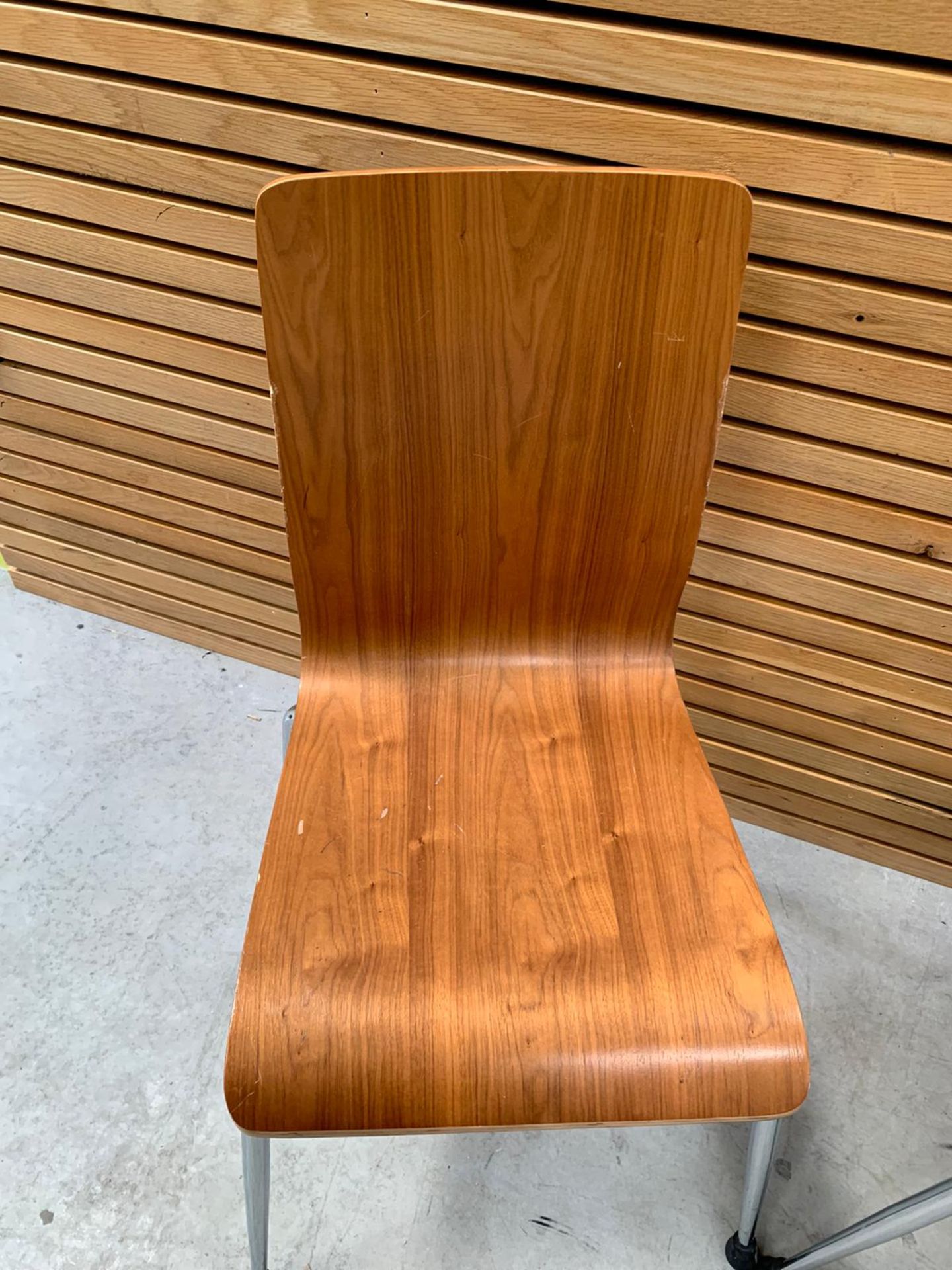 Oak Woodgrain Effect Commercial Grade Chairs - Image 9 of 10