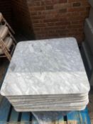 Genuine marble table tops x13