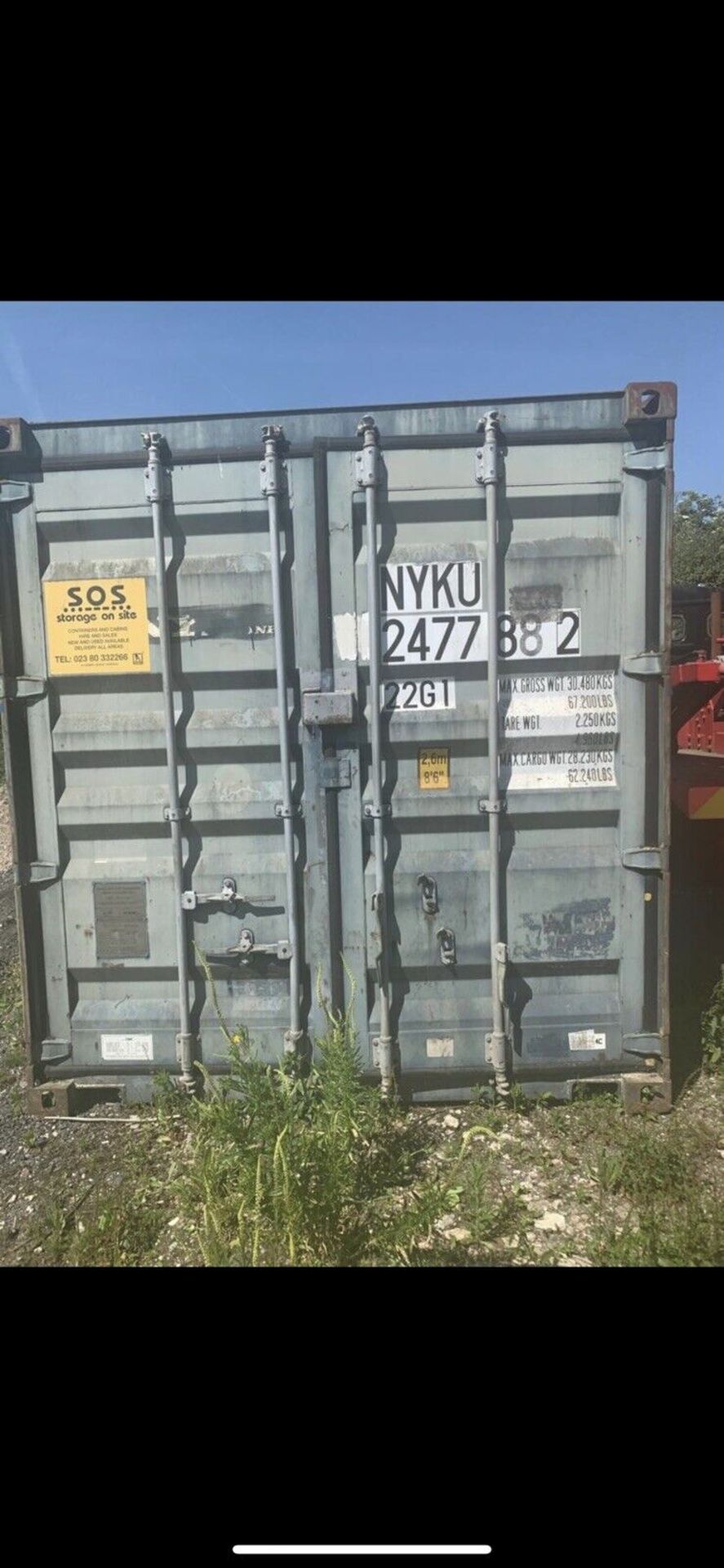 Used 20ft Shipping Container