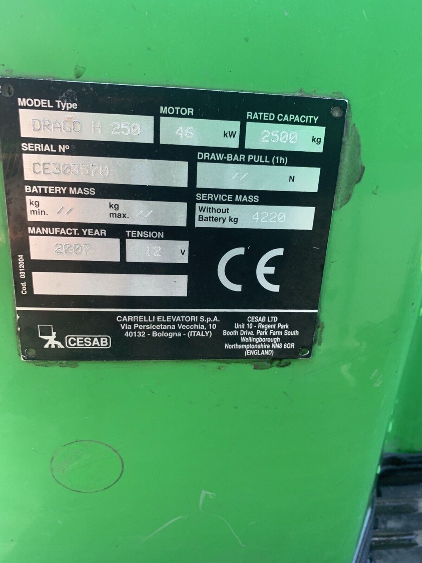 Cesab Bt Diesel Forklift Container Spec Only 2700 Hours 1 Owner From New - Image 5 of 5