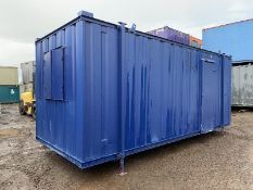 20ft Portable Office Site Cabin Anti Vandal Steel Container Welfare Unit