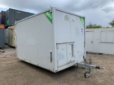 AJC Towable Welfare Unit Site Office Cabin Canteen Toilet Generator Groundhog