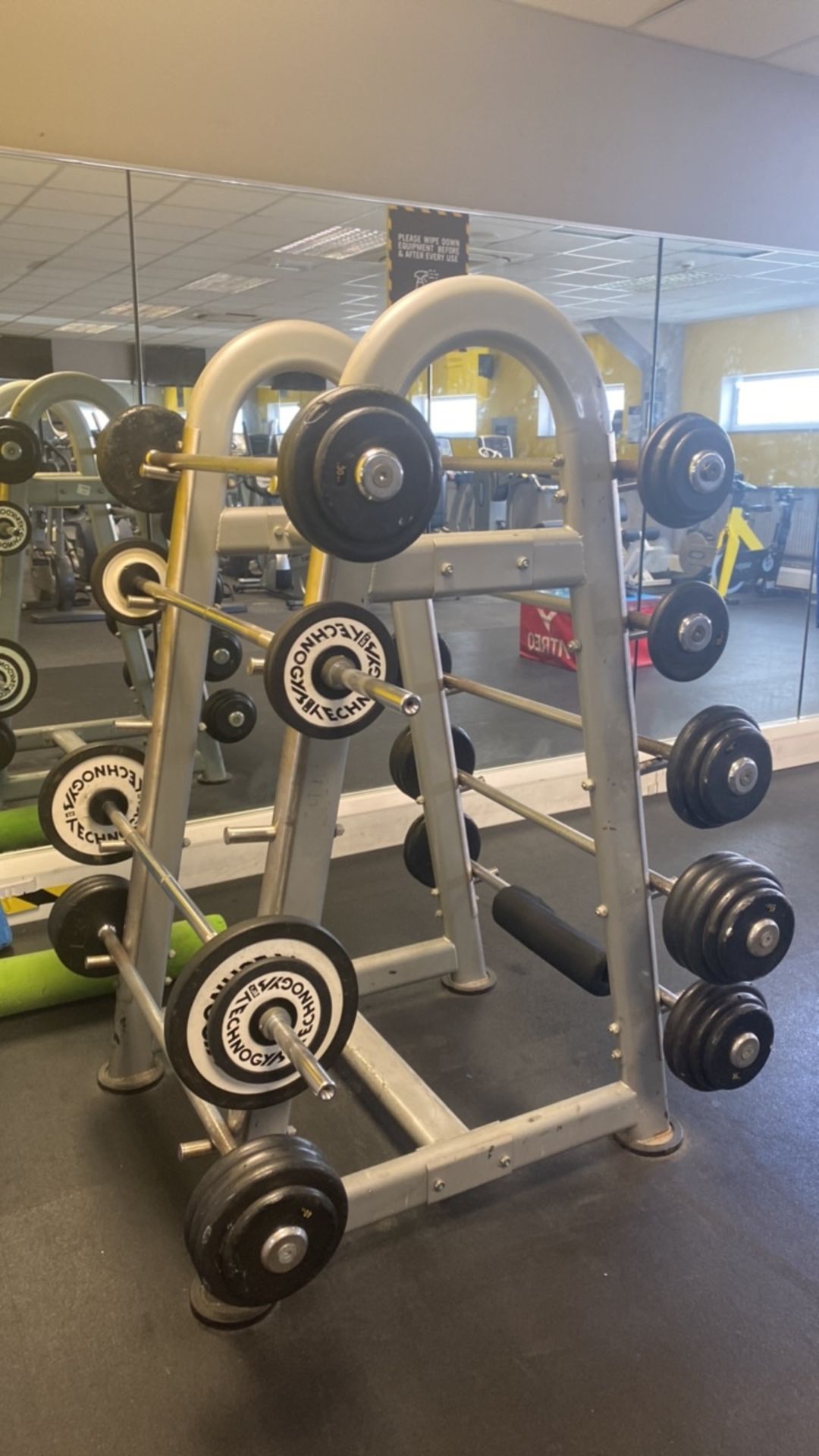 X9 Barbells with Weight Rack - Image 2 of 3