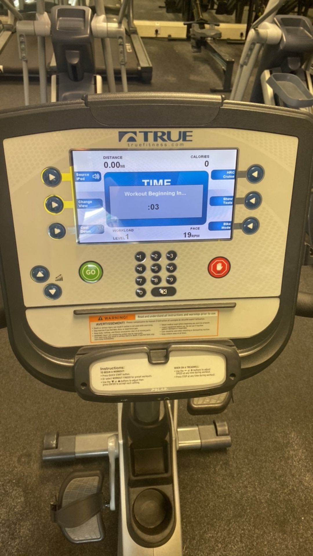 True Fitness CS900 Recumbent Bike - Image 4 of 4