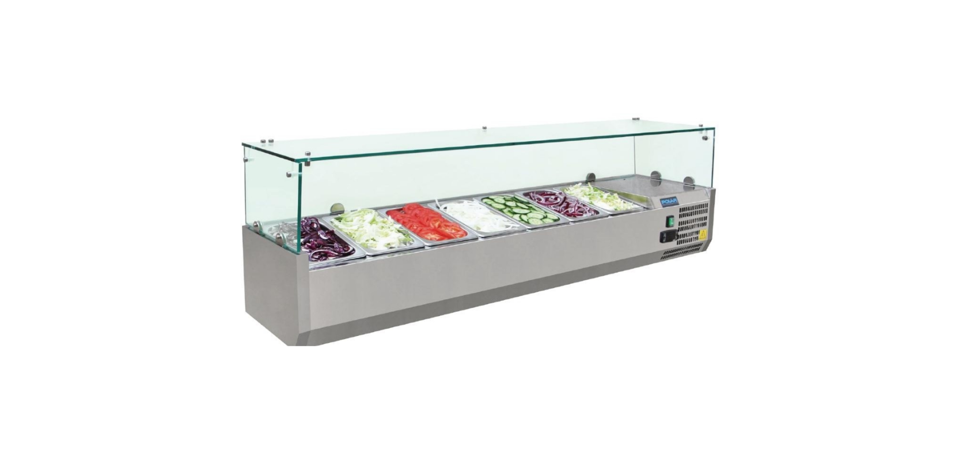 Polar Refrigerated Countertop Servery Prep Unit 5x 1/4GN G608 - Image 2 of 3