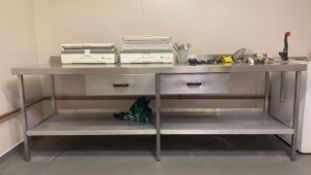 Stainless Steel Preparation Table