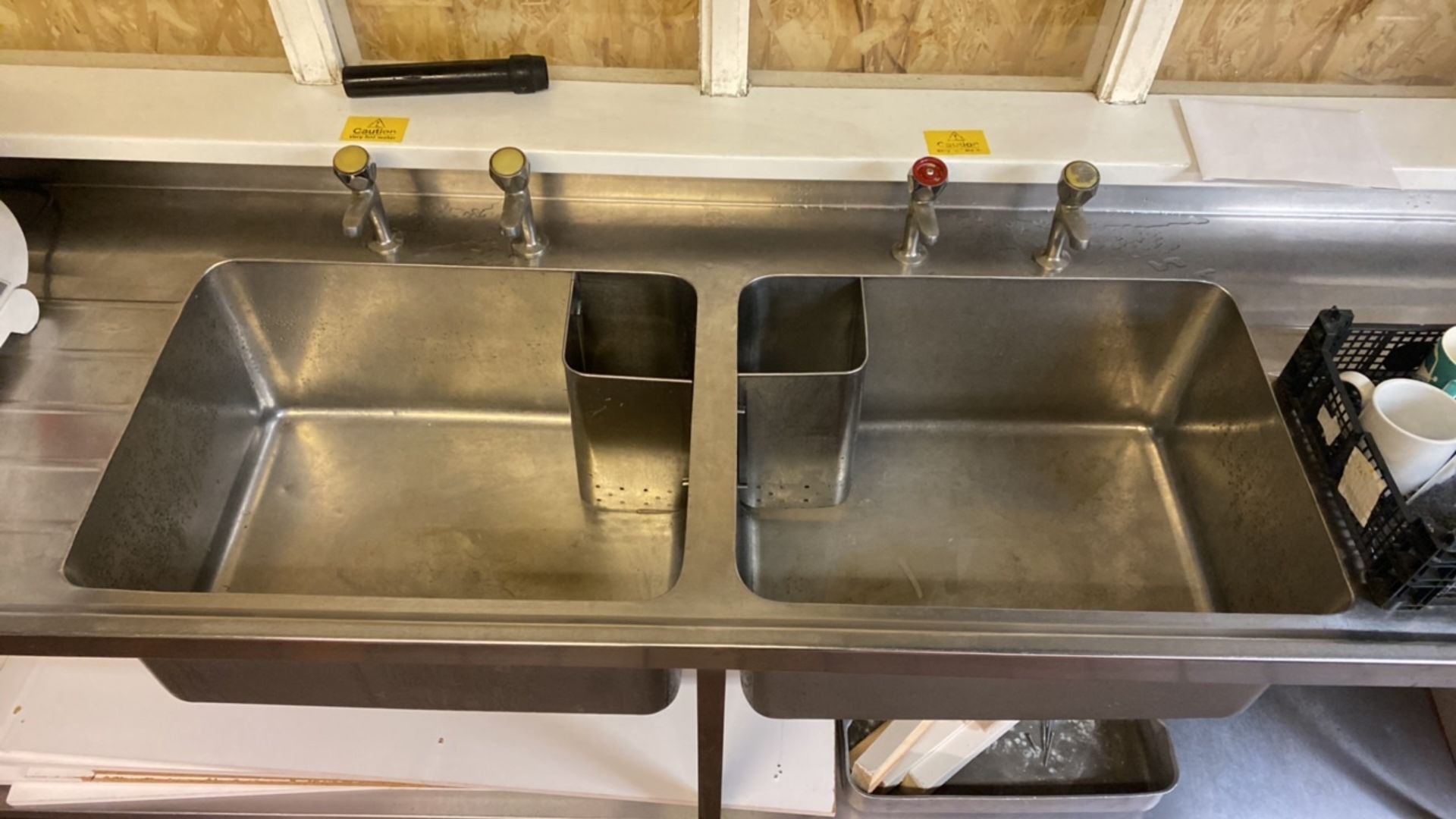 Stainless Steel Double Deep Based Sink - Image 3 of 4