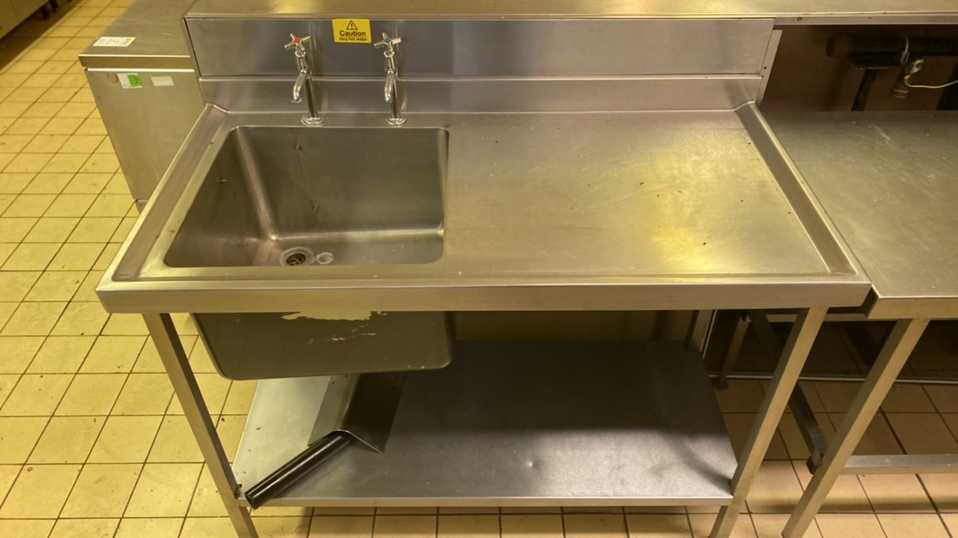 Stainless Steel Deep Based Sink (Left Side) - Image 2 of 3