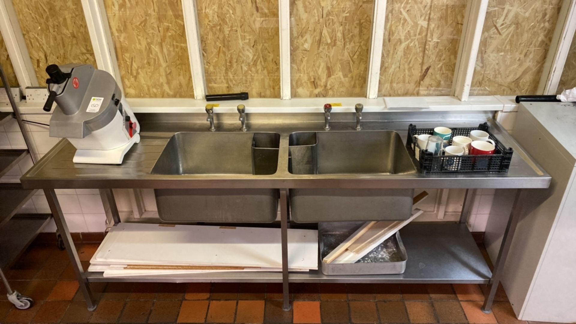 Stainless Steel Double Deep Based Sink - Image 2 of 4