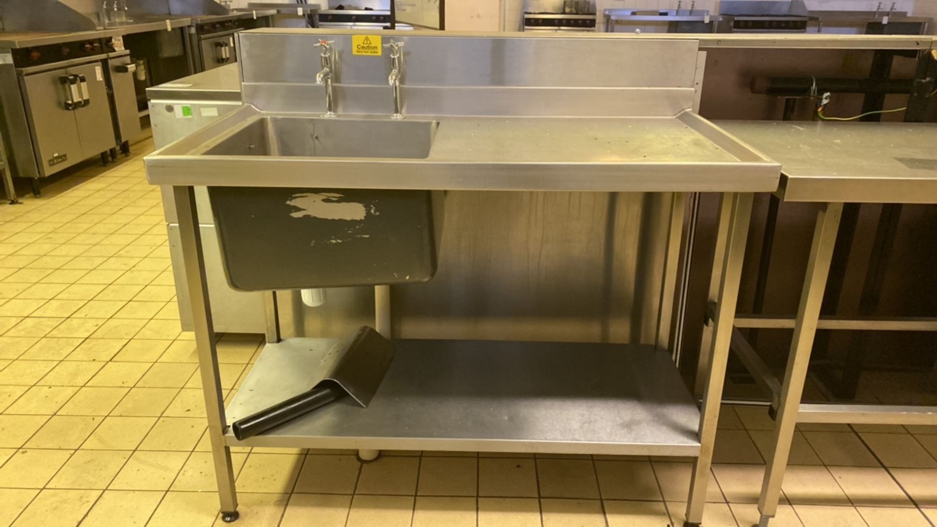 Stainless Steel Deep Based Sink (Left Side)