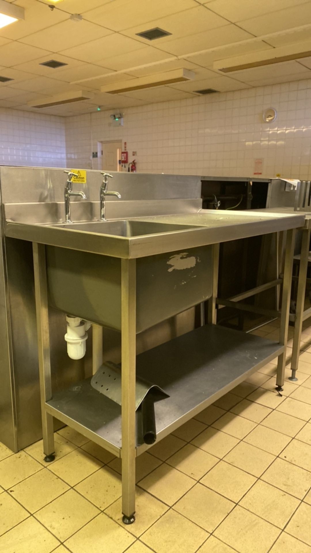 Stainless Steel Deep Based Sink (Left Side) - Image 3 of 3