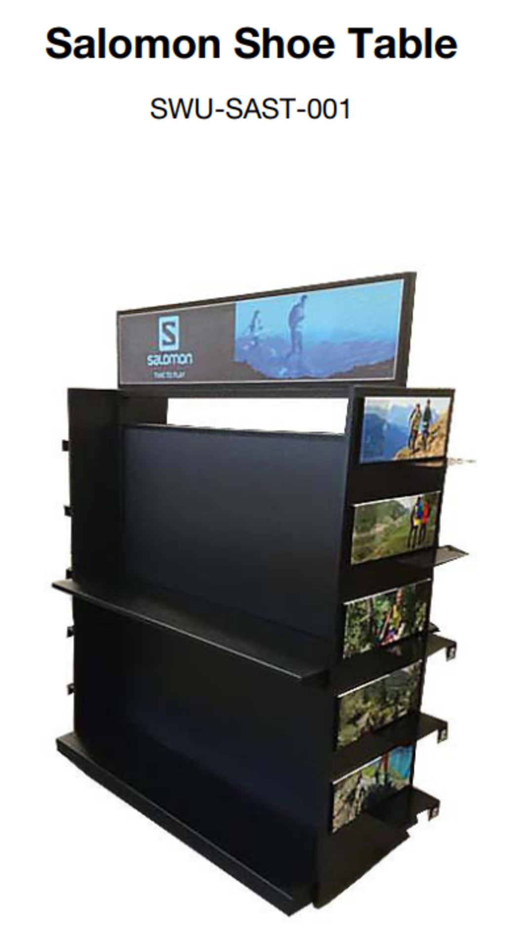 Salomon Shoe Table