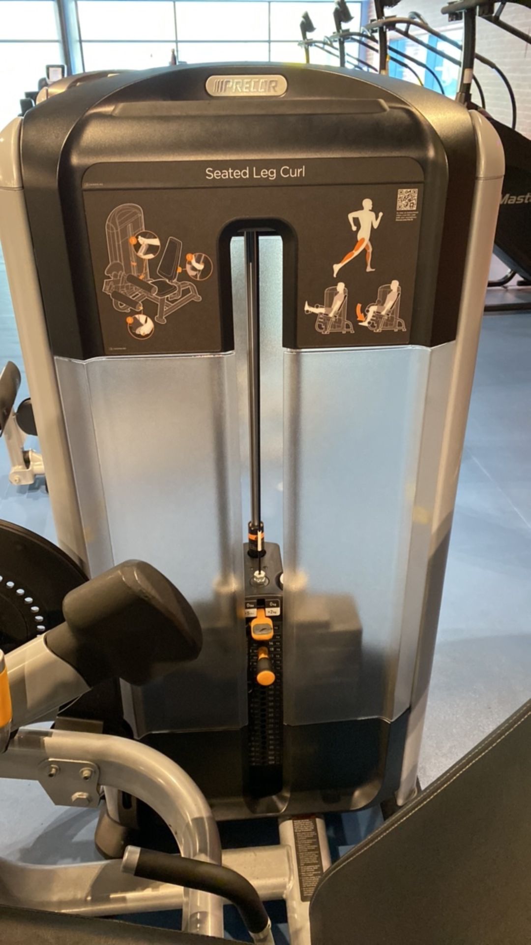 Precor Seated Leg Curl Machine - Image 4 of 4