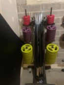 Storage rack for weights - weights included