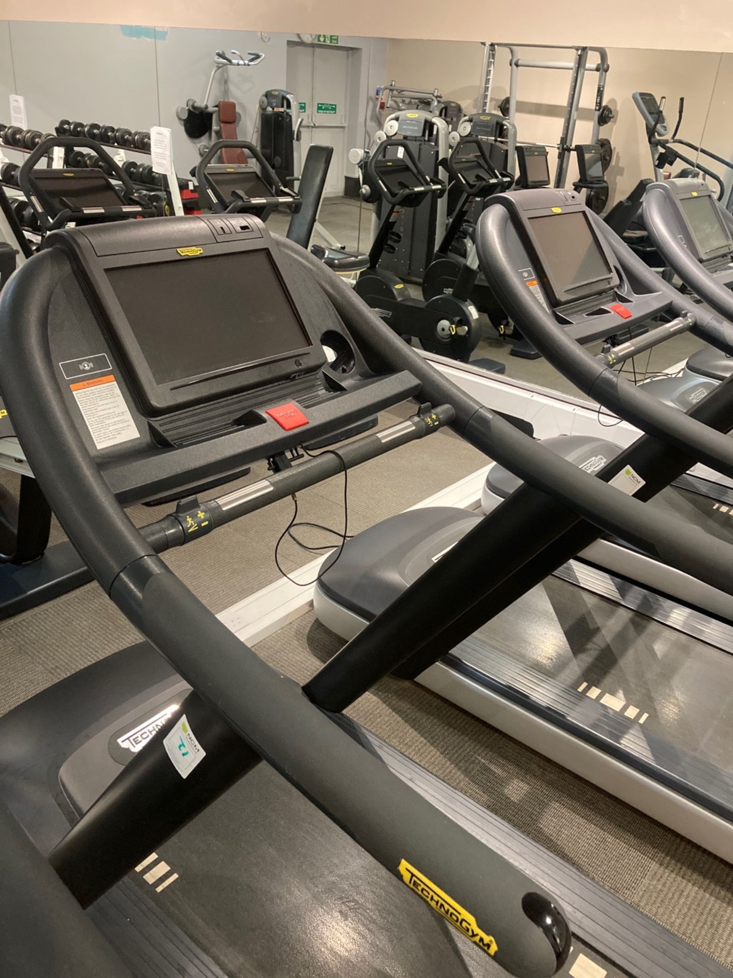 Techno Gym Fitness Treadmill - Image 4 of 5