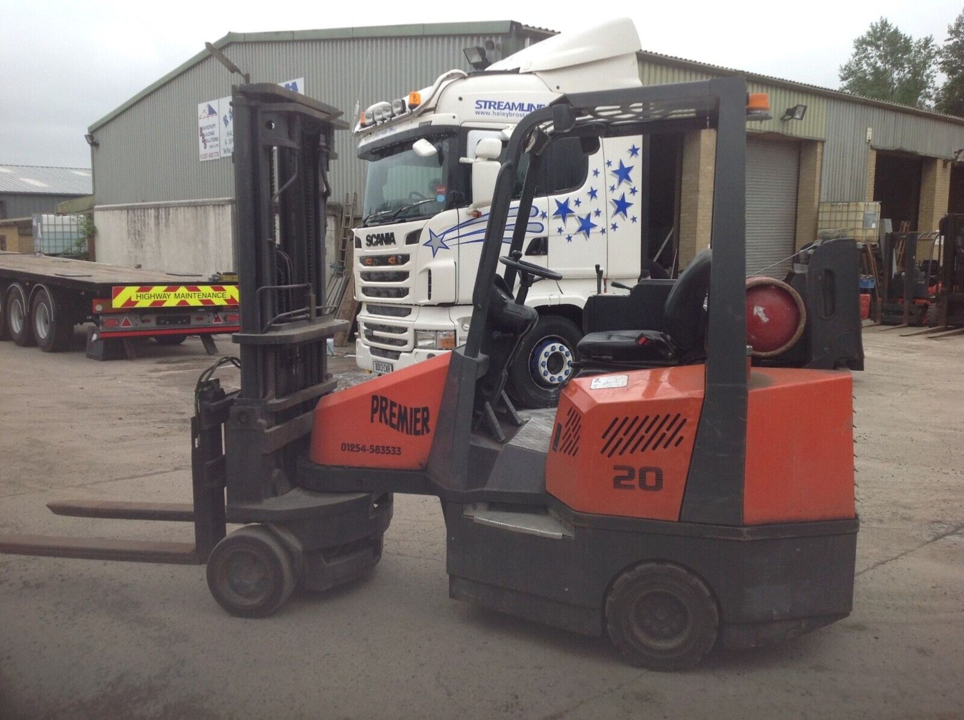 Premier bendi 2 ton gas forklift