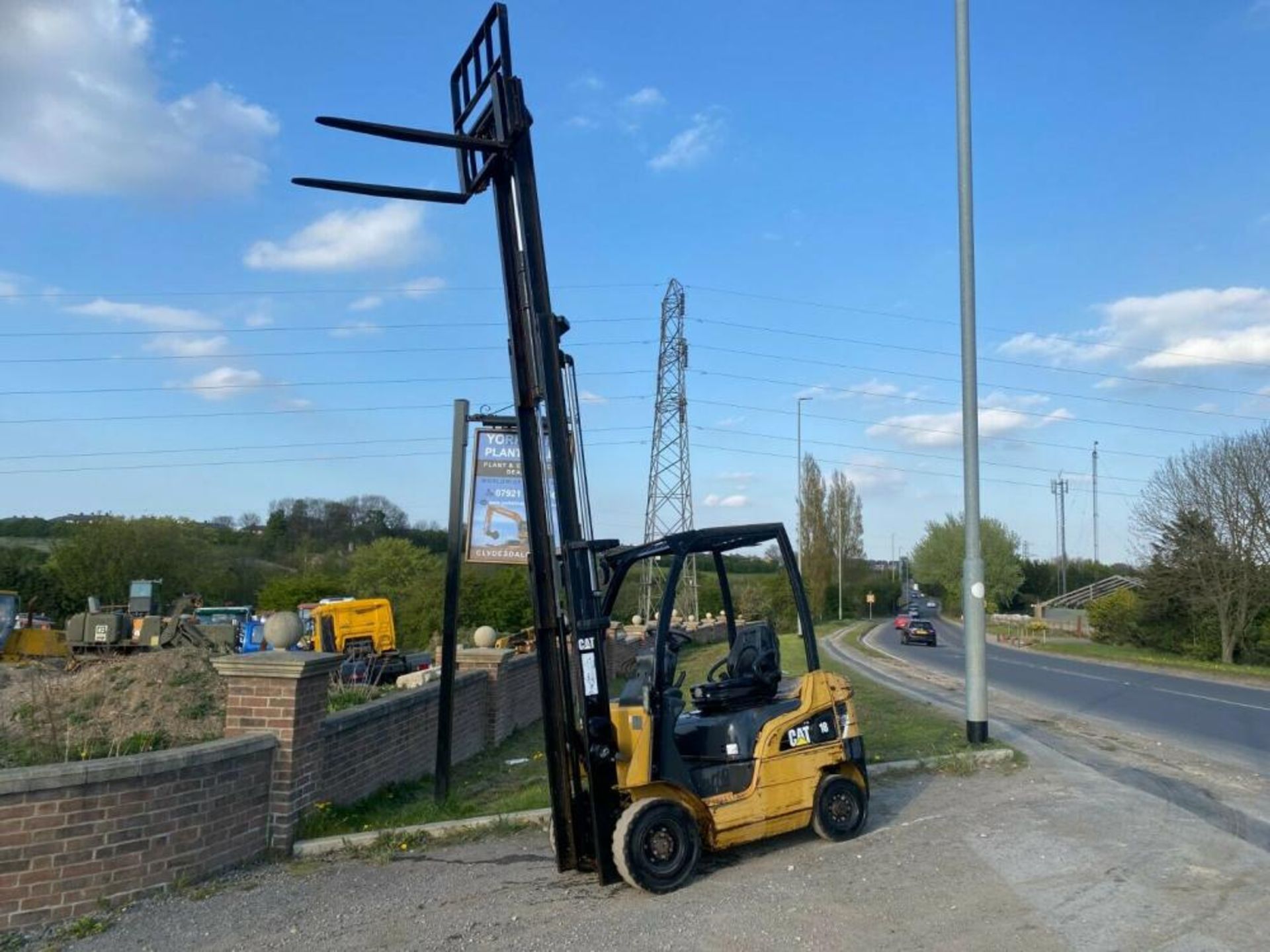 CATERPILLAR DP18N DIESEL FORKLIFT DIGGER TELEHANDL - Image 4 of 8