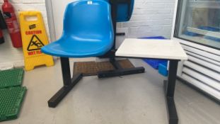 Plastic Chair with Table