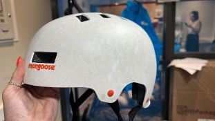 White Mongoose Helmet