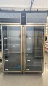 Foster EcoPro G2 2 Glass Door 1350Ltr Cabinet Fridge