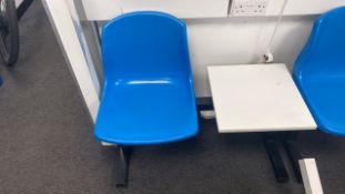 Plastic Chair with Table