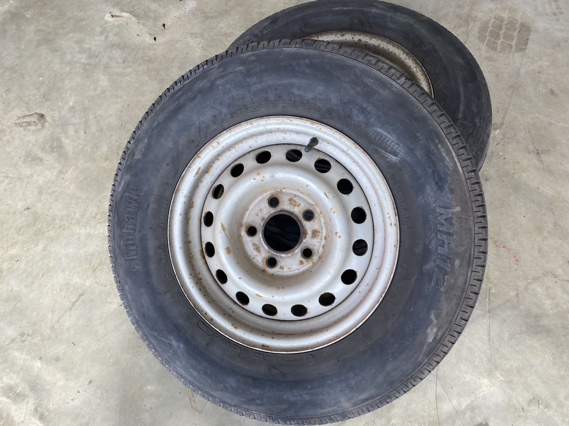 Mohawk 195/R14/C Steel 5 stud wheels / rims & tyres