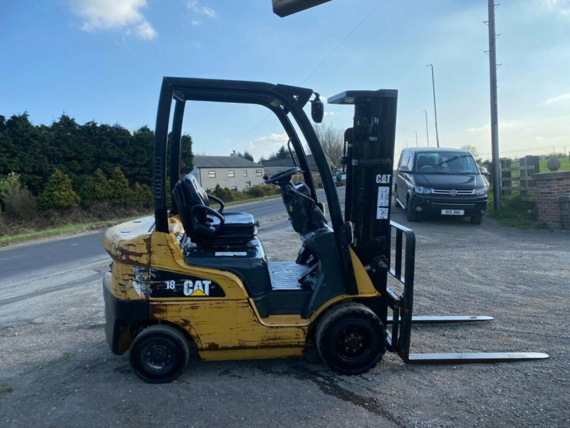 CATERPILLAR DP18N DIESEL FORKLIFT DIGGER TELEHANDL - Image 3 of 8