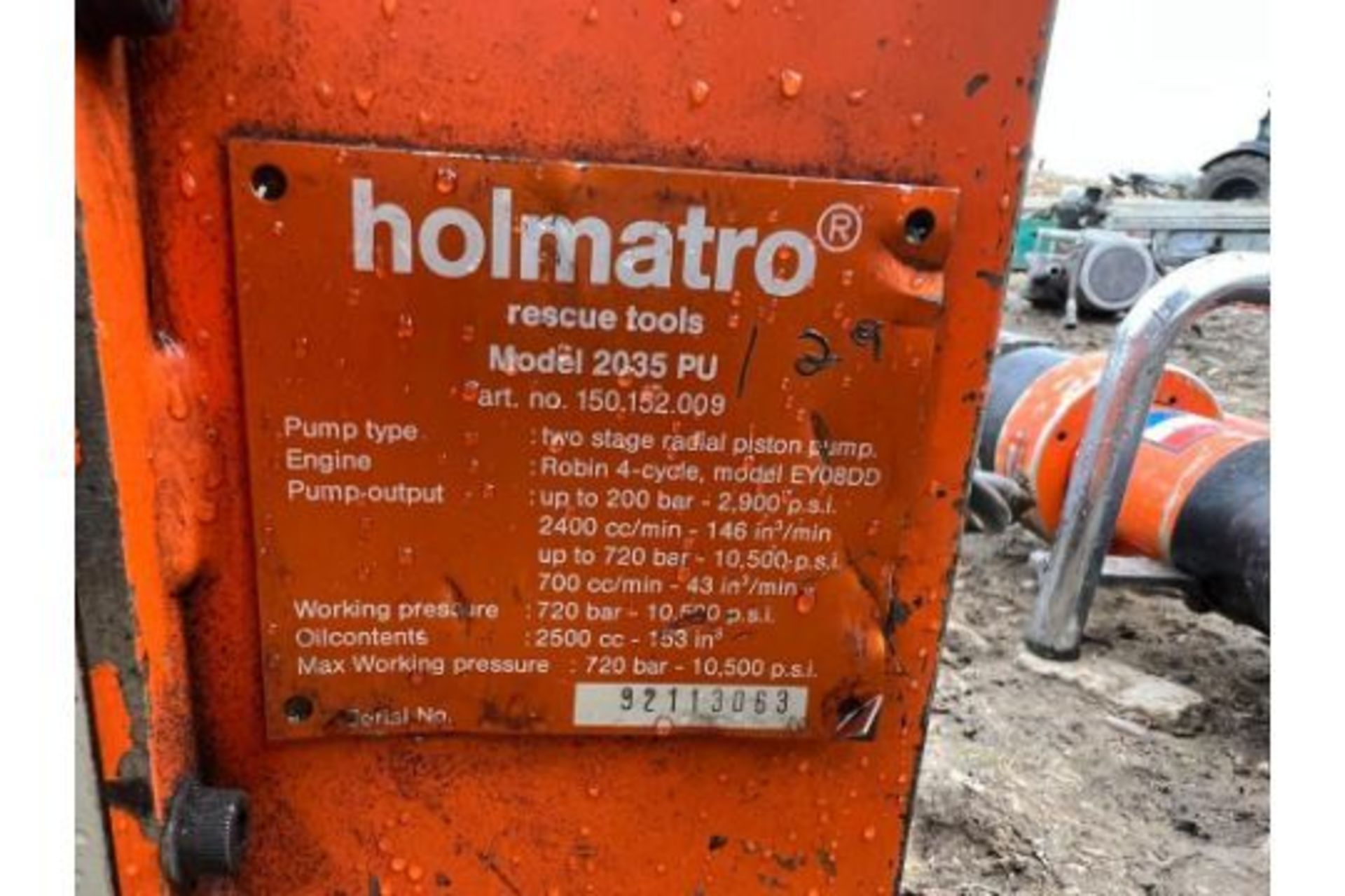 Holmatro 2035 PU Rescue Equipment Bundle With Hose - Image 7 of 8