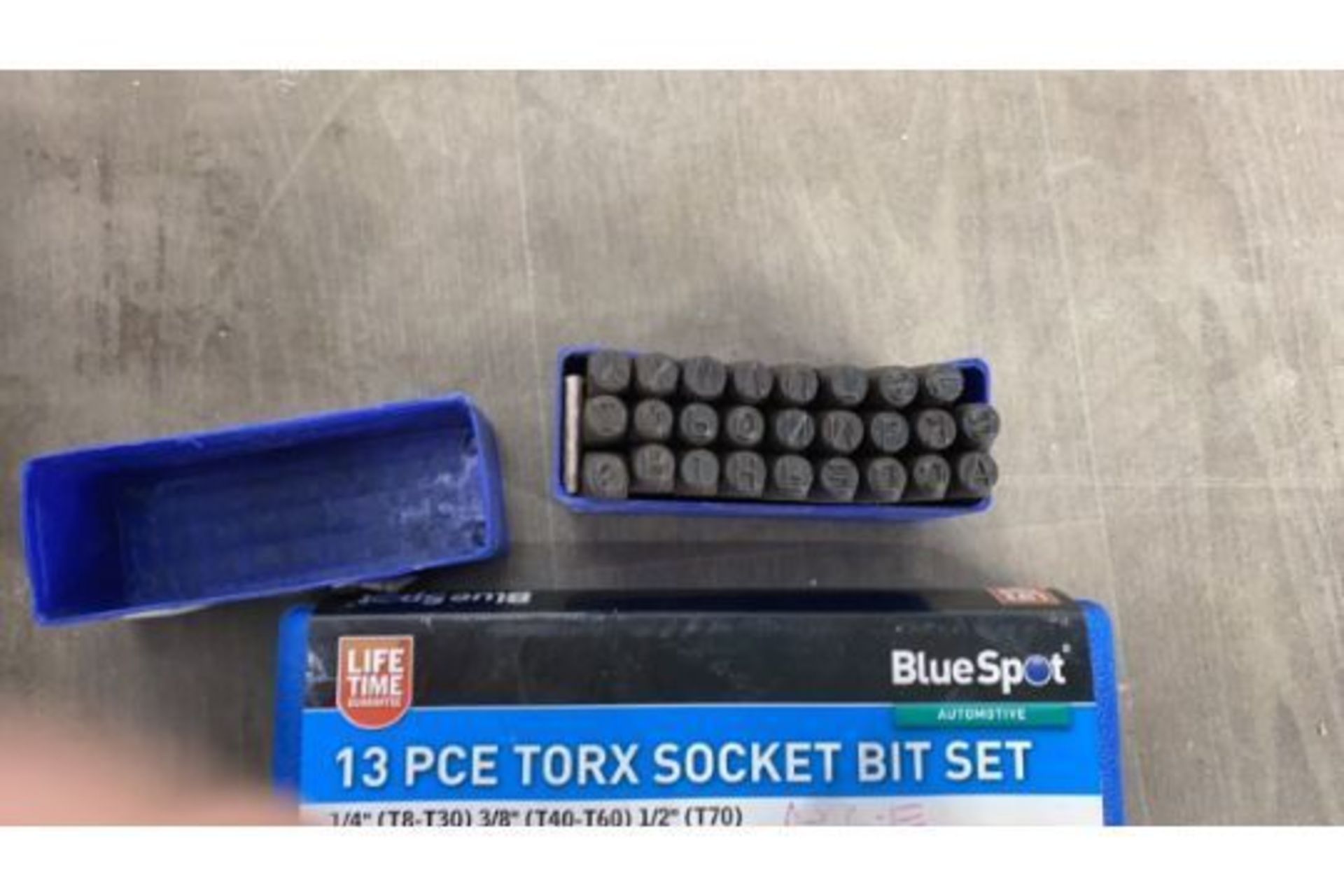 13 Pce Socket Bit Set, Letter Punches And Clarke L - Image 4 of 4