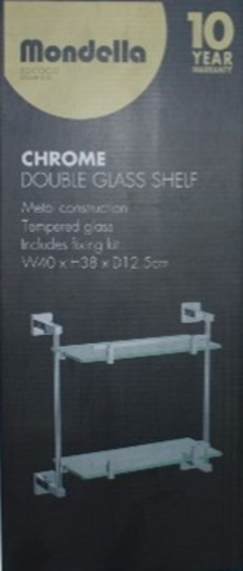 Quantity Of 3 Mondella-Rococo Double Layer Glass S - Image 2 of 2