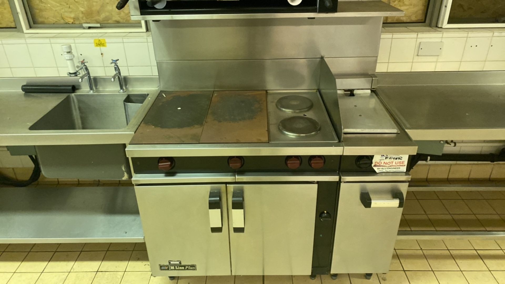 Morewood M Line Plus Solid Top Oven with Fryer - Image 2 of 6