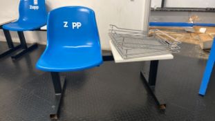 Plastic Chair and Table X2