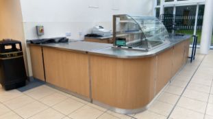 Cafeteria Counter with Moffat Display Warmer