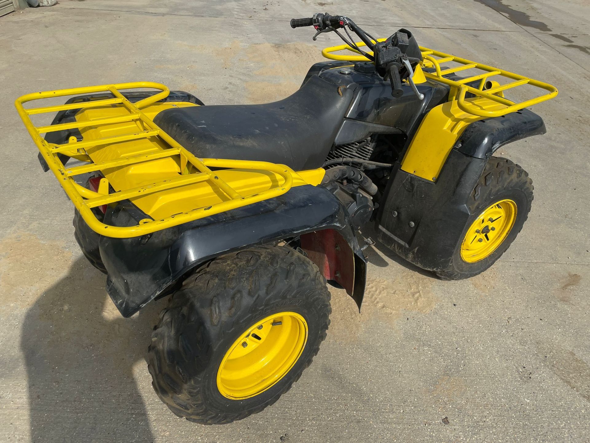 Yamaha Electric & Pull start Quad Bike, includes tow bar - Image 7 of 12