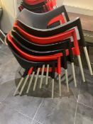 12 Red/ 12 Black Stacking Bistro Chairs