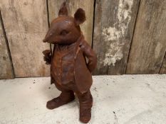 Cast Iron Peter Rabbit Statue (Rat)
