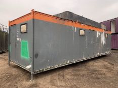 32ft Portable Toilet Block Drying Room Office Site Cabin Welfare Unit