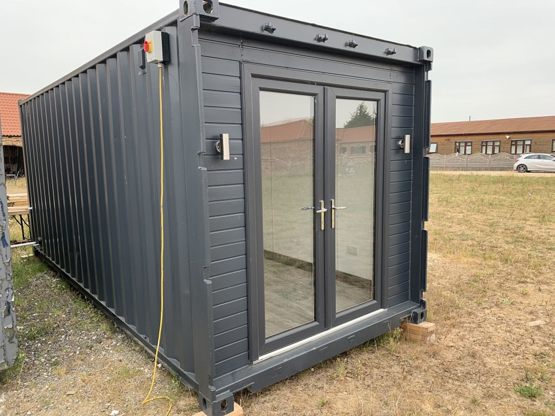 20ft steel container Bespoke office/living pod, Kitchen ,Shower and W/c Created from a grade A shipp