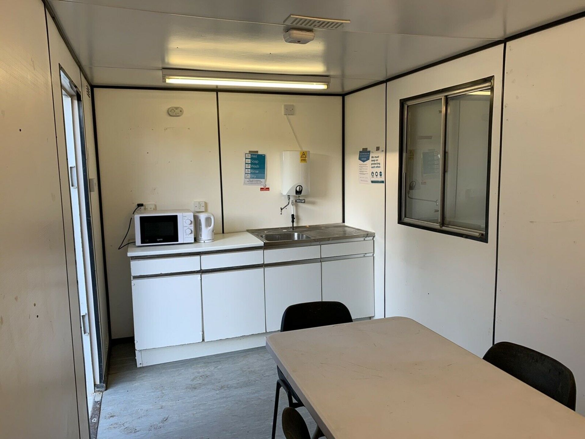 Portable Office Cabin Canteen Welfare Unit Toilet Generator Anti Vandal Steel - Image 6 of 10