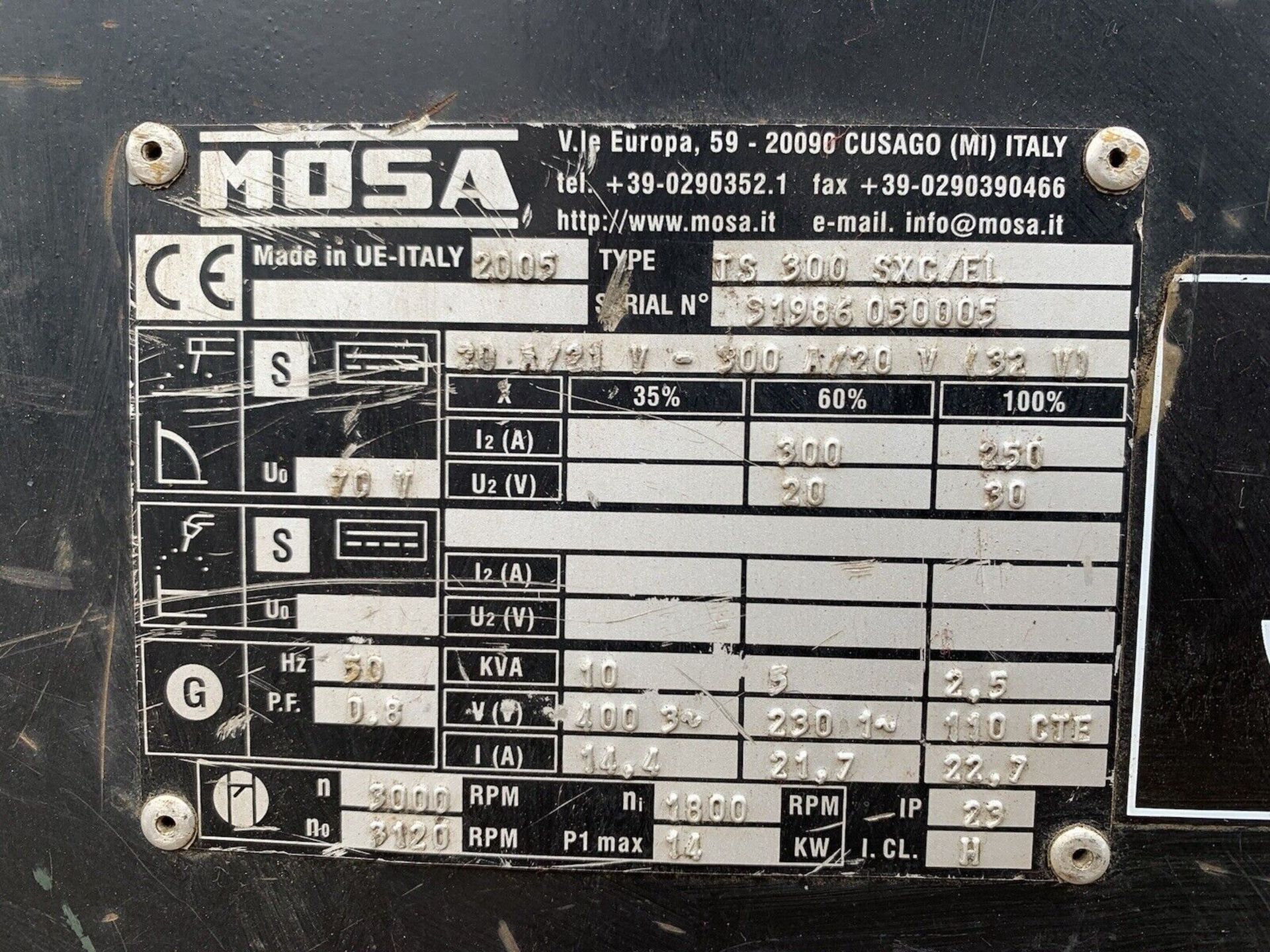 MOSA Generator Welder - Image 5 of 5